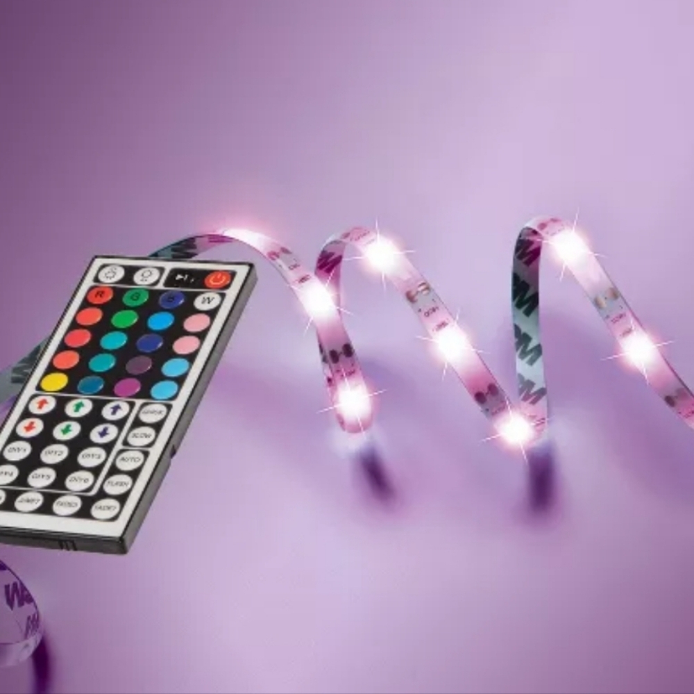 LED Multi Color/Function Strip Lights w/ Remote 16.8ft. New In Box - Picture 3 of 3